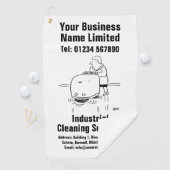 産業洗浄サービスデザイン ゴルフタオル (インサイチュ)