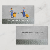 産業用カーペットクリーナー 名刺 (正面/裏面)