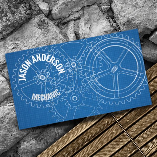 産業用ギア自動修理車の整備士 名刺