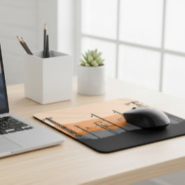 産業用サンセットパワーラインマウスパッド マウスパッド