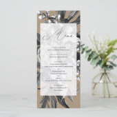 産業用シック素朴クラフトフローラのメ結婚ニュー メニュー (スタンド正面)