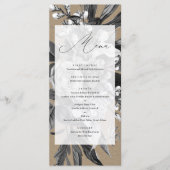 産業用シック素朴クラフトフローラのメ結婚ニュー メニュー (正面)