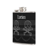 産業用チェーンスカルサイバーゴシックフラスコ フラスク (左)