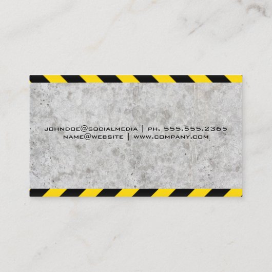 産業用トラック | ライセンス契約者の名刺 名刺 (裏面)