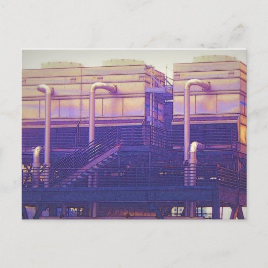 産業用プラットホームポストカード ポストカード (正面)