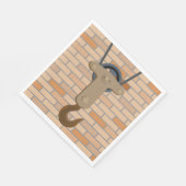 産業用プーリフックヴィンテージ機械デザイン スタンダードランチョンナプキン (角)