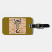 産業用プーリフックヴィンテージ機械デザイン ラゲッジタグ (正面横)