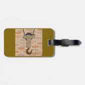 産業用プーリフックヴィンテージ機械デザイン ラゲッジタグ (裏面横)