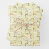 産業用ボルトプリントの包み紙 ラッピングペーパーシート (インサイチュ)