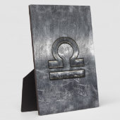 産業用リブラ〔占星術の〕十二宮図の銀鉄製サイン フォトプラーク (側面)