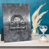 産業用リブラ〔占星術の〕十二宮図の銀鉄製サイン フォトプラーク (側面)