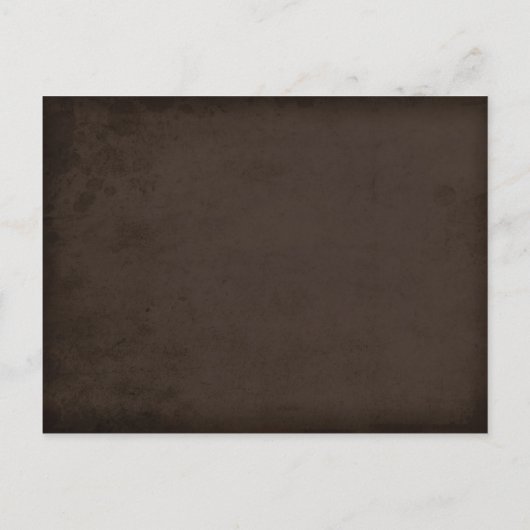 産業用ヴィンテージステームパ結婚ンク インビテーションポストカード (裏面)