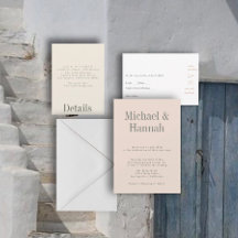 産業用夏結婚式招待状