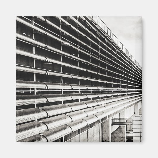 産業用建物白黒マグネット マグネット (正面)