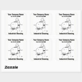 産業用清掃業者シール スクエアシール (シート)