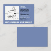 産業用清掃漫画 名刺 (正面/裏面)