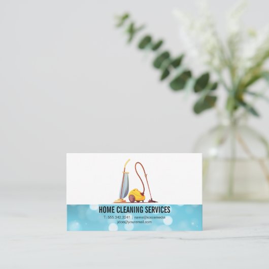 産業用清掃用名刺 名刺 (スタンド正面)