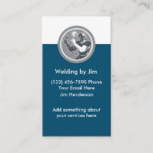 産業用溶接サービス 名刺 (正面)