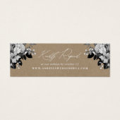 産業用素朴シックフローラ結婚ズWebサイトRSVP (正面)