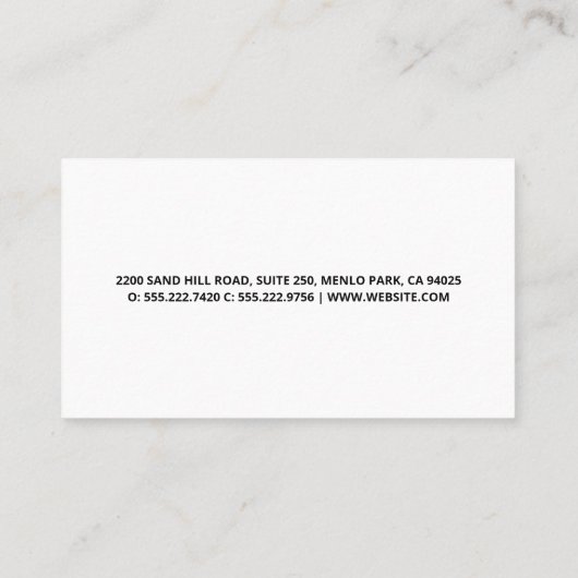 産業用車両 | コンクリートミキサー 名刺 (裏面)