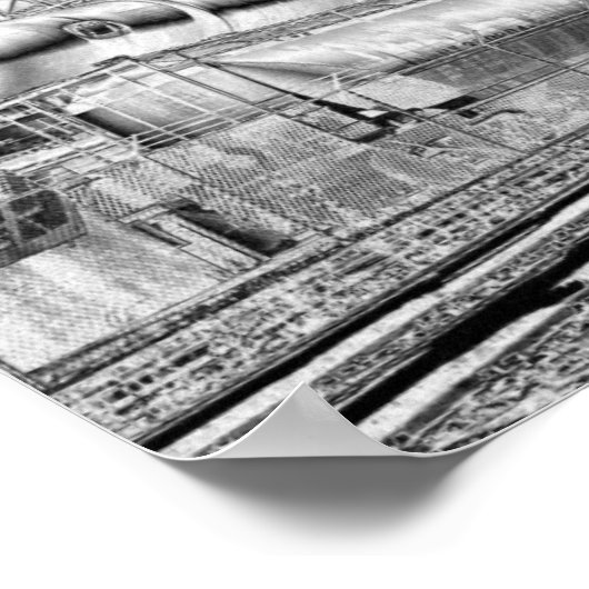 産業用軌道 ポスター (角)