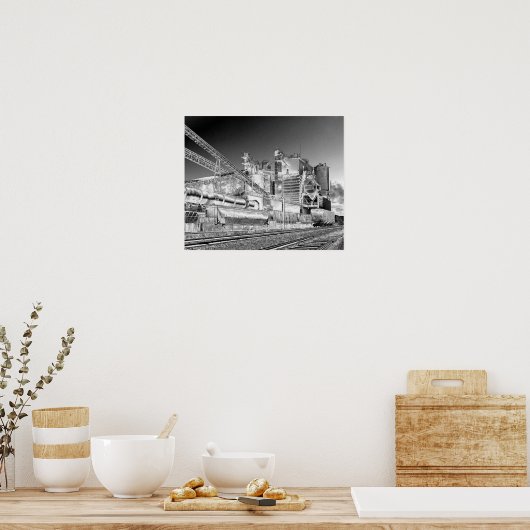 産業用軌道 ポスター (キッチン)