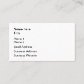 産業用錆付き金属テーマ 名刺 (裏面)