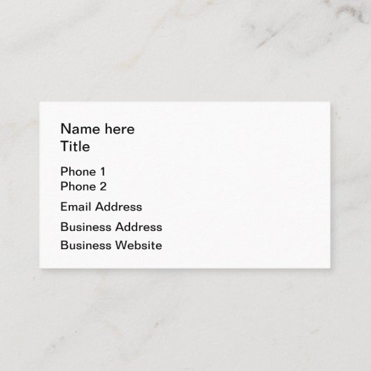 産業用錆付き金属テーマ 名刺 (裏面)