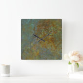 産業素朴インスパイア芸術モダン動向 スクエア壁時計 (ホーム)