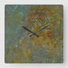 産業素朴インスパイア芸術モダン動向 スクエア壁時計