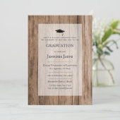 産業素朴卒業式+披露宴 招待状 (スタンド正面)