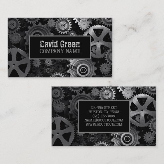 産業素朴建築整備士 名刺 (正面/裏面)