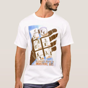 産業芸術の仕事1936 WPA Tシャツ