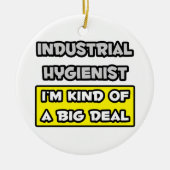 産業衛生士…私は大したことがある セラミックオーナメント (正面)