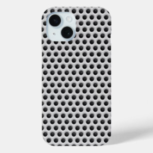 産業複合モダン水玉模様プリント iPhone 15ケース