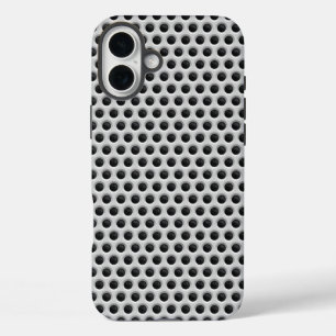 産業複合モダン水玉模様 iPhone 16 PLUSケース