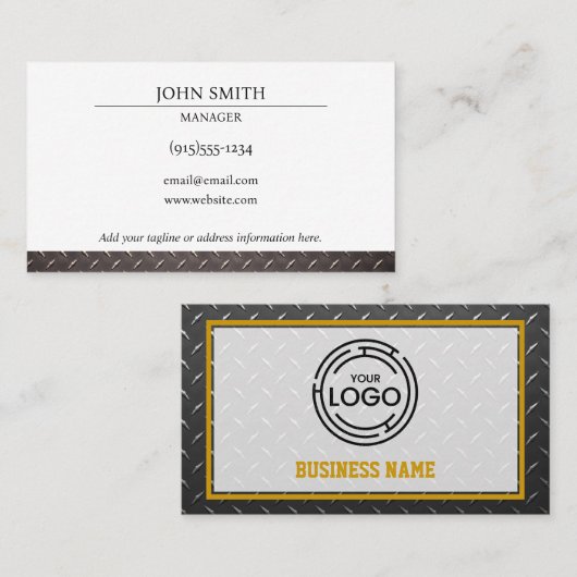 産業車の 名刺 (正面/裏面)