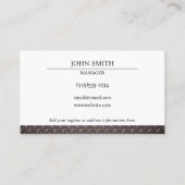 産業車の 名刺 (正面)