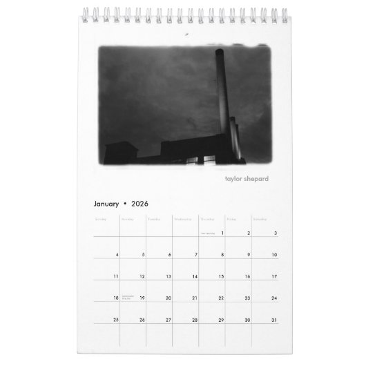 産業都市の夜射撃、発砲 カレンダー (1月 2026)