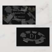 産業金属のギア及びブロック 名刺 (正面/裏面)