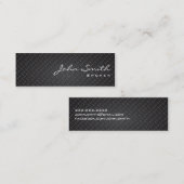 産業金属の不動産ブローカーの名刺 スキニー名刺 (正面/裏面)