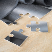 産業金属は背景を配管します ジグソーパズル (側面)