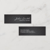 産業鋼鉄金属のトレーナーの名刺 スキニー名刺 (正面/裏面)