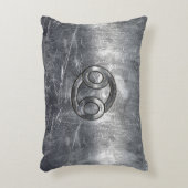 産業〔占星術の〕十二宮図におけるがんスタイル記号 アクセントクッション (正面(垂直))