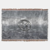 産業〔占星術の〕十二宮図におけるがんスタイル記号 スローブランケット (正面)