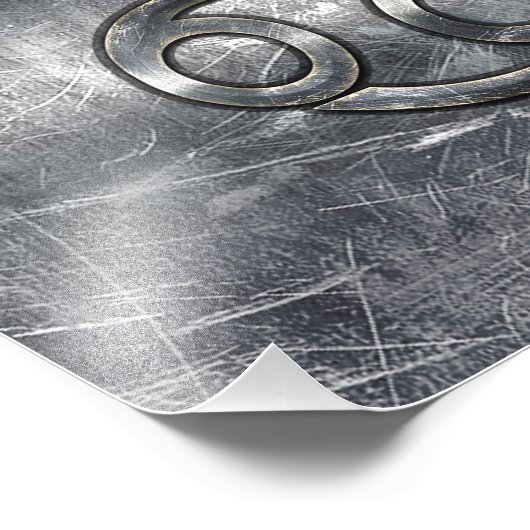 産業〔占星術の〕十二宮図におけるがんスタイル記号 フォトプリント            (角)