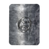 産業〔占星術の〕十二宮図におけるがんスタイル記号 マグネット (縦)