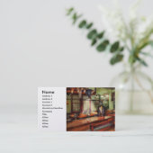 -産業-汗店を縫うこと 名刺 (スタンド正面)