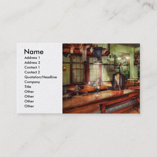 -産業-汗店を縫うこと 名刺 (正面)