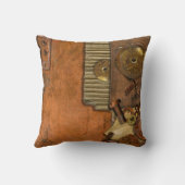 産業steampunkのテーマ クッション (裏面)